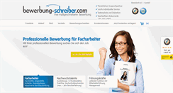 Desktop Screenshot of bewerbung-schreiber.com